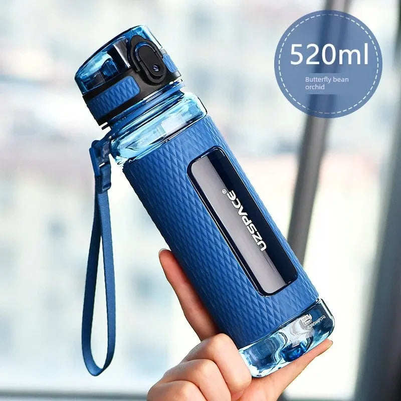 Showlu Fashion Store Uzspace 1L Tritan sports water bottle, leakproof, high-temperature resistant plastic for men and women.