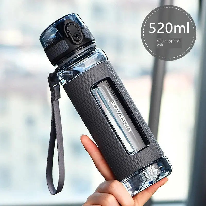 Showlu Fashion Store Uzspace 1L Tritan sports water bottle, large capacity, leakproof, high-temp resistant, ideal for fitness and outdoor use.