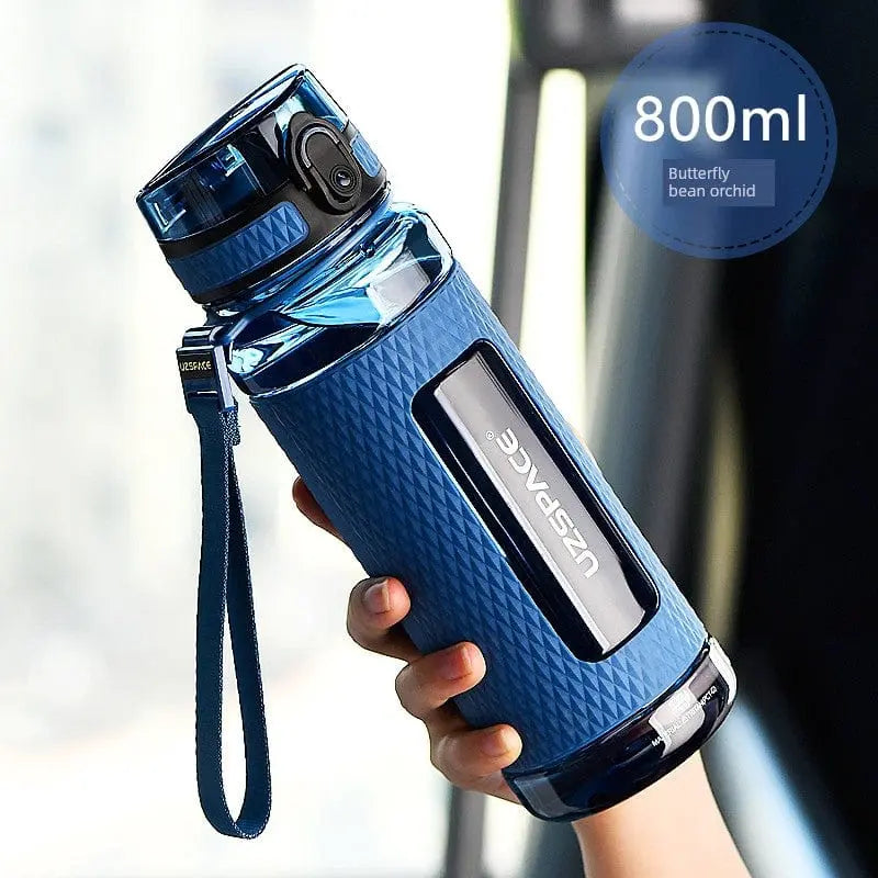 Showlu Fashion Store 1L Tritan sports water bottle, large capacity, leakproof, high-temp resistant plastic, ideal for fitness and summer use.