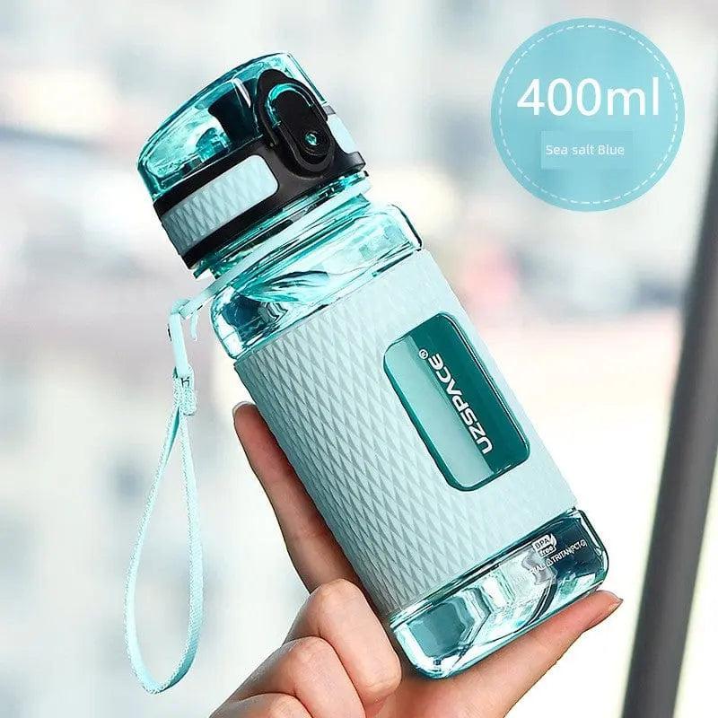Showlu Fashion Store Uzspace 1L Tritan sports water bottle, large capacity, leakproof, high-temperature resistant, ideal for fitness and summer.