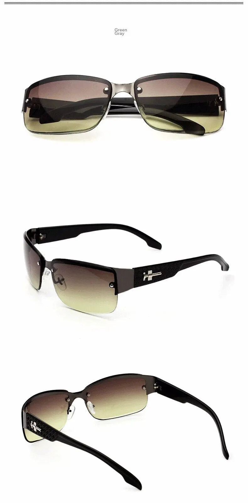 Vintage Dawndesslo goggle sunglasses with UV400 mirror lenses, retro style for men and women, classic driving eyewear