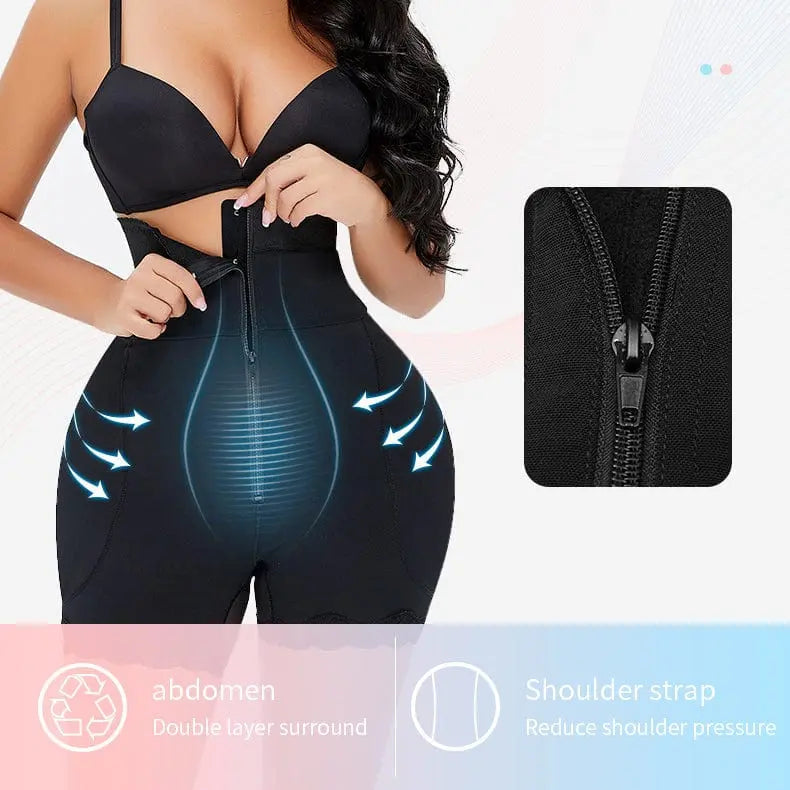 Women’s Showlu Fashion butt lifter bodysuit with firm tummy control and shaping design, enhancing curves and silhouette.