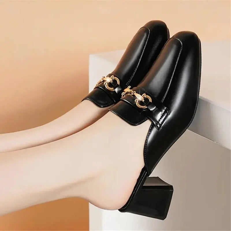 Beige pointed toe stiletto pumps for women with classic high heel design, stylish slip-on shoes from Showlu Fashion Store.