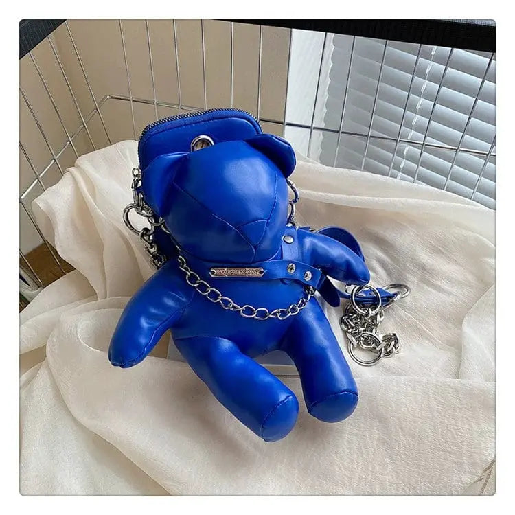 Dolan women's animal-shaped bucket bag in PU leather with chain shoulder strap, stylish tote bag for women.
