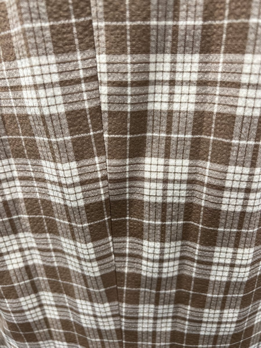 Men's brown checkered suit with blazer from SHOWLU FASHION, suitable for fall and autumn events, stylish and versatile.