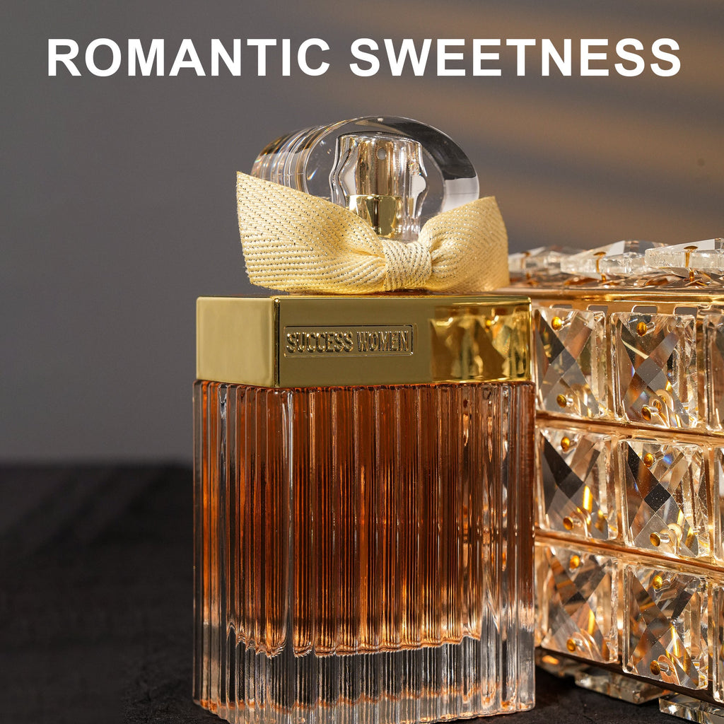 SHOWLU FASHION Women's Floral Citrus Perfume bottle featuring jasmine and musk scent, 1.7oz, elegant fragrance packaging.