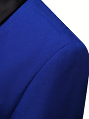 WSHOWY Mens Suit Jacket Blazer Wedding Blazer One Button Mens Tux Dress Suit Jacket Shawl Lapel for Dinner Prom Party SHOWLU FASHION STORE