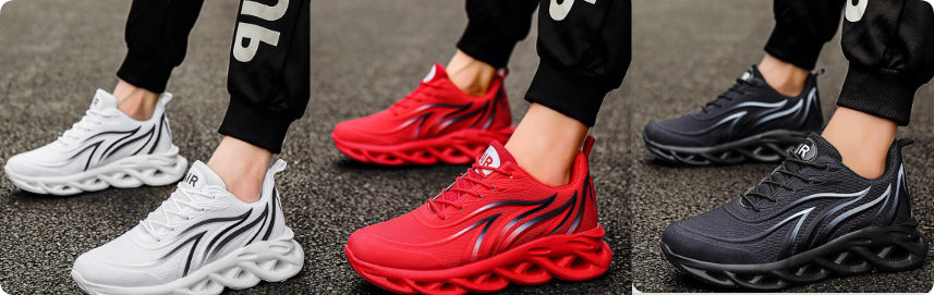 Smart General men's and women's casual running shoes with breathable fabric and sporty design, suitable for everyday wear.