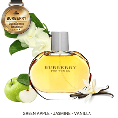 Burberry Classic Eau de Parfum for Women - 3.4oz/100ml Timeless Floral Perfume Spray, Iconic English Rose Fragrance, Long-Lasting Elegant Scent in Signature Check Packaging