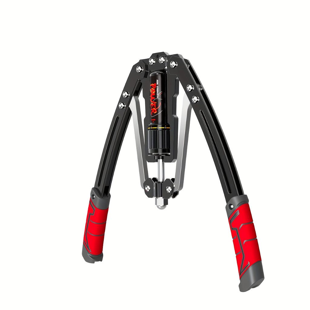 Showlu Hydraulic Arm Trainer with adjustable arms and handles, made of durable carbon steel for home gym strength training.