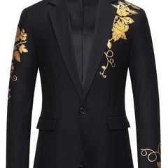 [Men's Gilded Business Suit Jacket] Foreign Trade Men's Gilded Business Suit Jacket