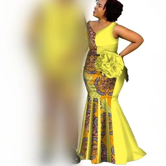 African Couple Clothes Women`s Long Maxi Dress And Men`s Tracksuit Dashiki Outfits Shirts And Pants Set Evening Wedding Party - SHOWLU FASHION STORE