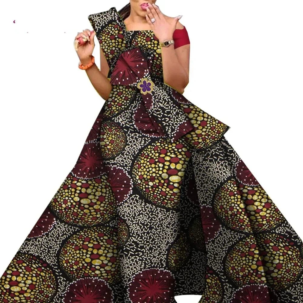 African print cotton Danshiki skirt by SHOWLU FASHION STORE, traditional wedding dress with vibrant patterns and comfortable fit.
