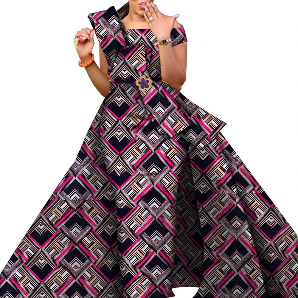 African print cotton Danshiki skirt by SHOWLU FASHION STORE, traditional wedding dress with vibrant patterns and comfortable fit.