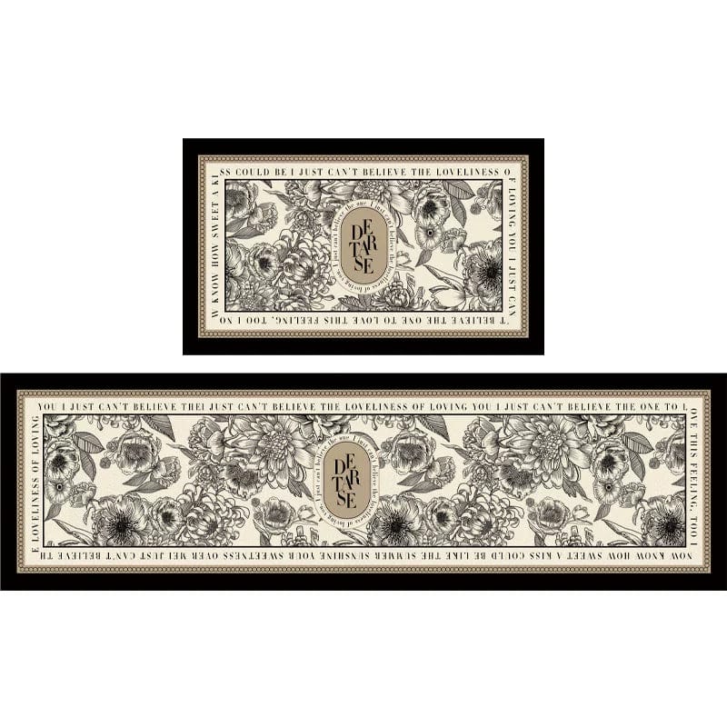 Cool animal husbandry leather kitchen floor mat by SHOWLU FASHION STORE, non-slip, washable, moisture-proof, ideal for home and entryways.