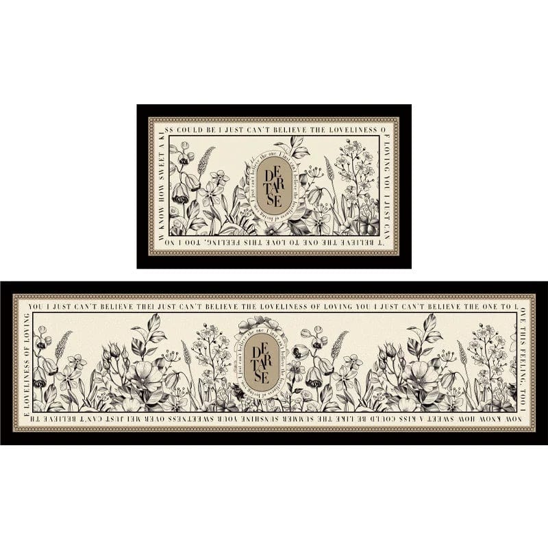 Cool Animal Husbandry leather kitchen floor mat by SHOWLU FASHION STORE, non-slip, washable, moisture-proof, ideal for home or car.