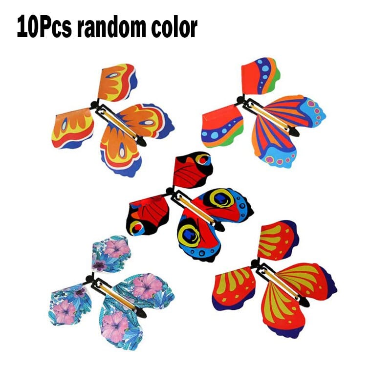 Anel Demosthene General Store 0 10pcs random color Enchanting Magic Flying Butterfly