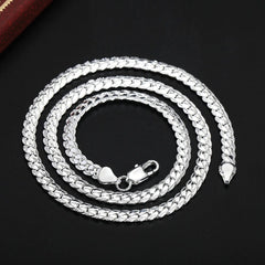 Anel Demosthene General Store 0 20-60cm 925 sterling Silver luxury brand design noble Necklace Chain For Woman Men Fashion Wedding Engagement Jewelry