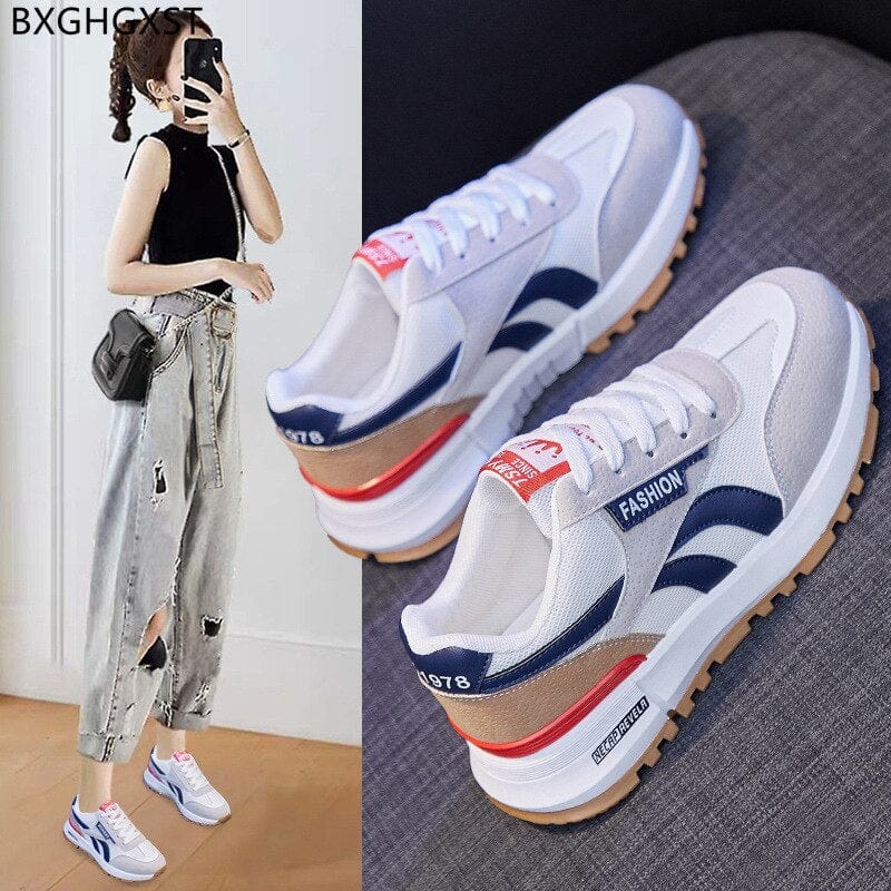 Anel Demosthene General Store 0 Sneakers Shoes for Women Platform Sneakers Women Casuales Trainers Women Ladies Sneakers Harajuku Shoes мокасины женские летние