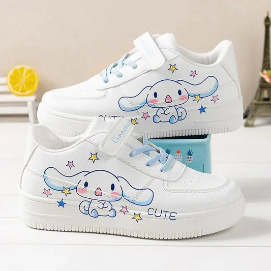 Anime Sanrios Cinnamoroll Shoes Woman Cartoon Kuromi Student Versatile Casual Breathable Board Shoes Girls Anti - Slip Sneakers - SHOWLU FASHION STORE