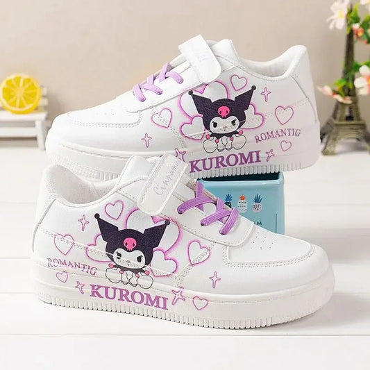 Anime Sanrios Cinnamoroll Shoes Woman Cartoon Kuromi Student Versatile Casual Breathable Board Shoes Girls Anti - Slip Sneakers - SHOWLU FASHION STORE