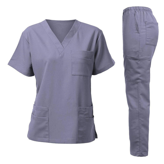 Anti Wrinkle Washable Soft Fabric Nursing Scrubs Hospital Uniform Medical Scrubs Tops Women Jogger Scrubs Sets Nurse Uniform - SHOWLU FASHION STORE