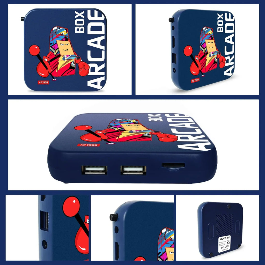 Showlu Fashion Store Dikdoc Arcade Box retro game console with 4K HD output, featuring 33,000+ classic games on TV.