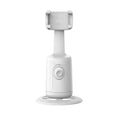 VIKEFON auto face-tracking phone holder with 360-degree rotation and AI tripod stand for hands-free selfies and video recording.