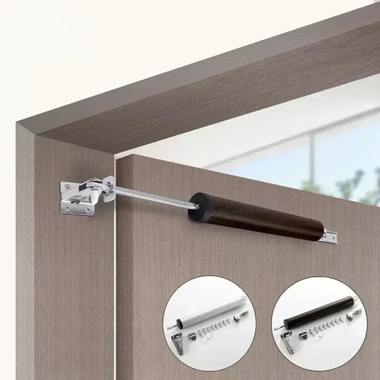 Automatic Door Closer Internal Positioning Furniture Hardware Stop Buffer Adjustment 90 Degrees Home Improvement - SHOWLU FASHION STORE