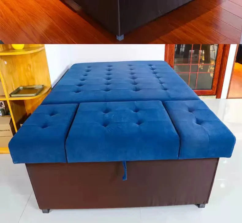 Showlu Fashion electric massage couch with wood frame, adjustable settings, and kneading function for home or spa foot massage.