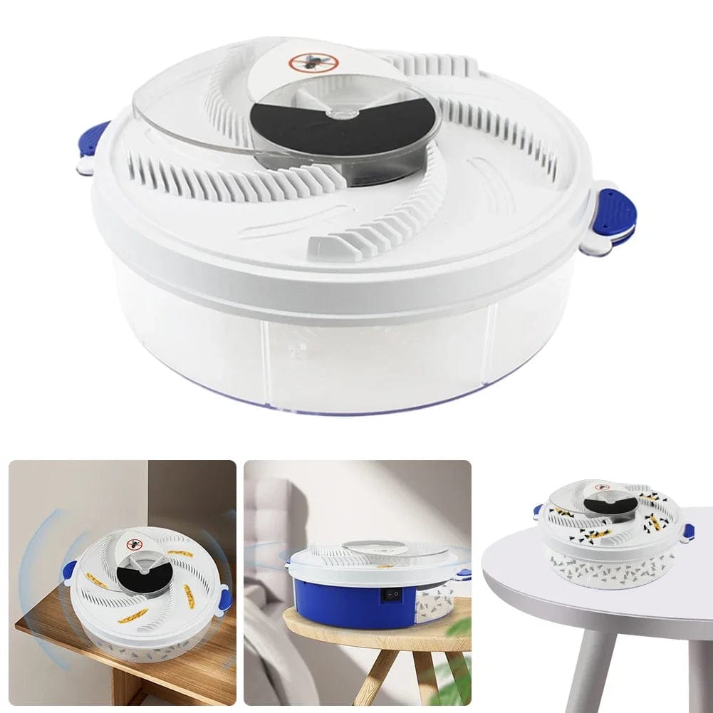 Automatic Insect Pest Catcher 1200mAh Rotating Fly Catcher High Efficiency Mosquito Repellent Home Kitchen Flytrap - SHOWLU FASHION STORE