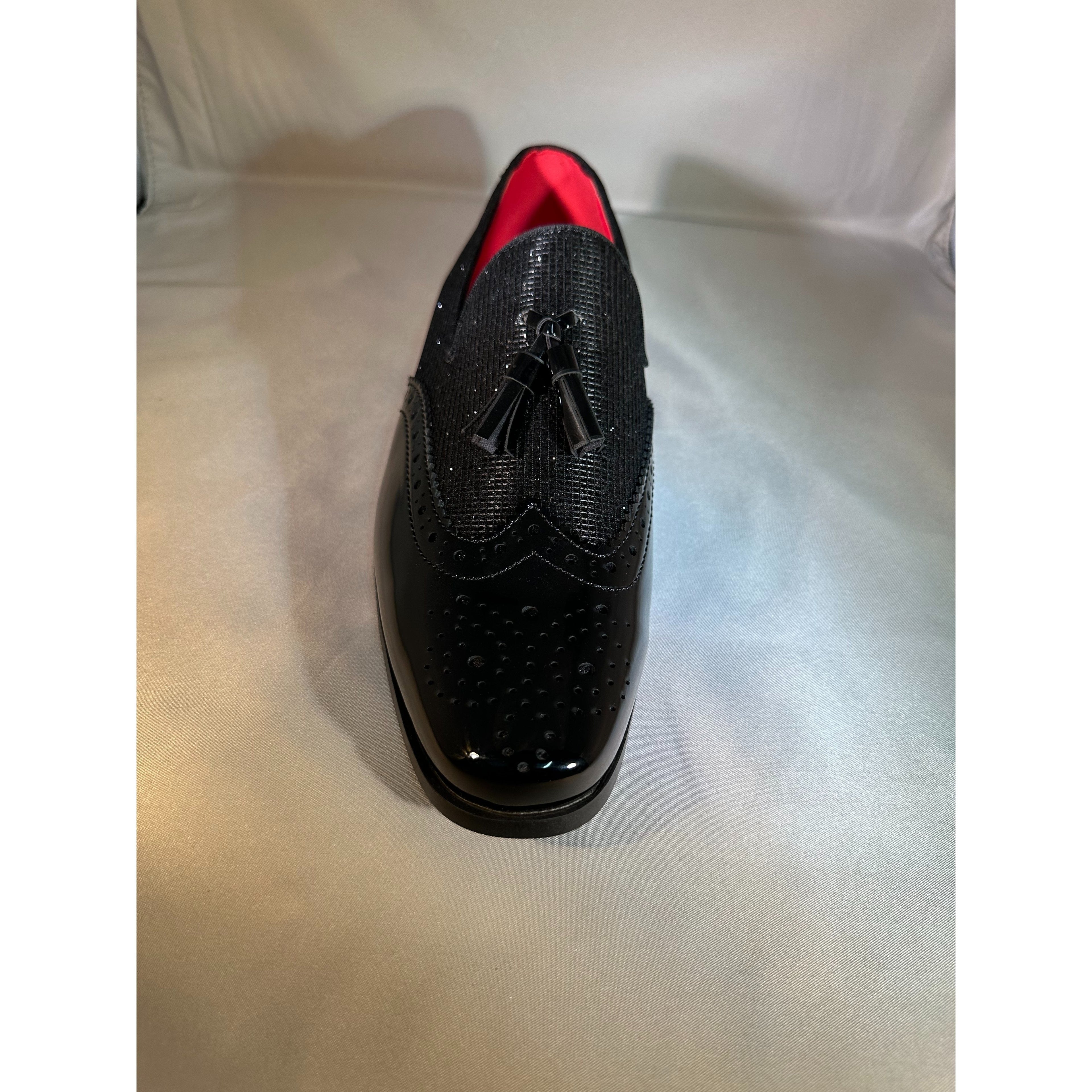 SHOWLU FASHION men's slip-on formal shoes made of solid brown PU leather with sleek design and smooth finish.