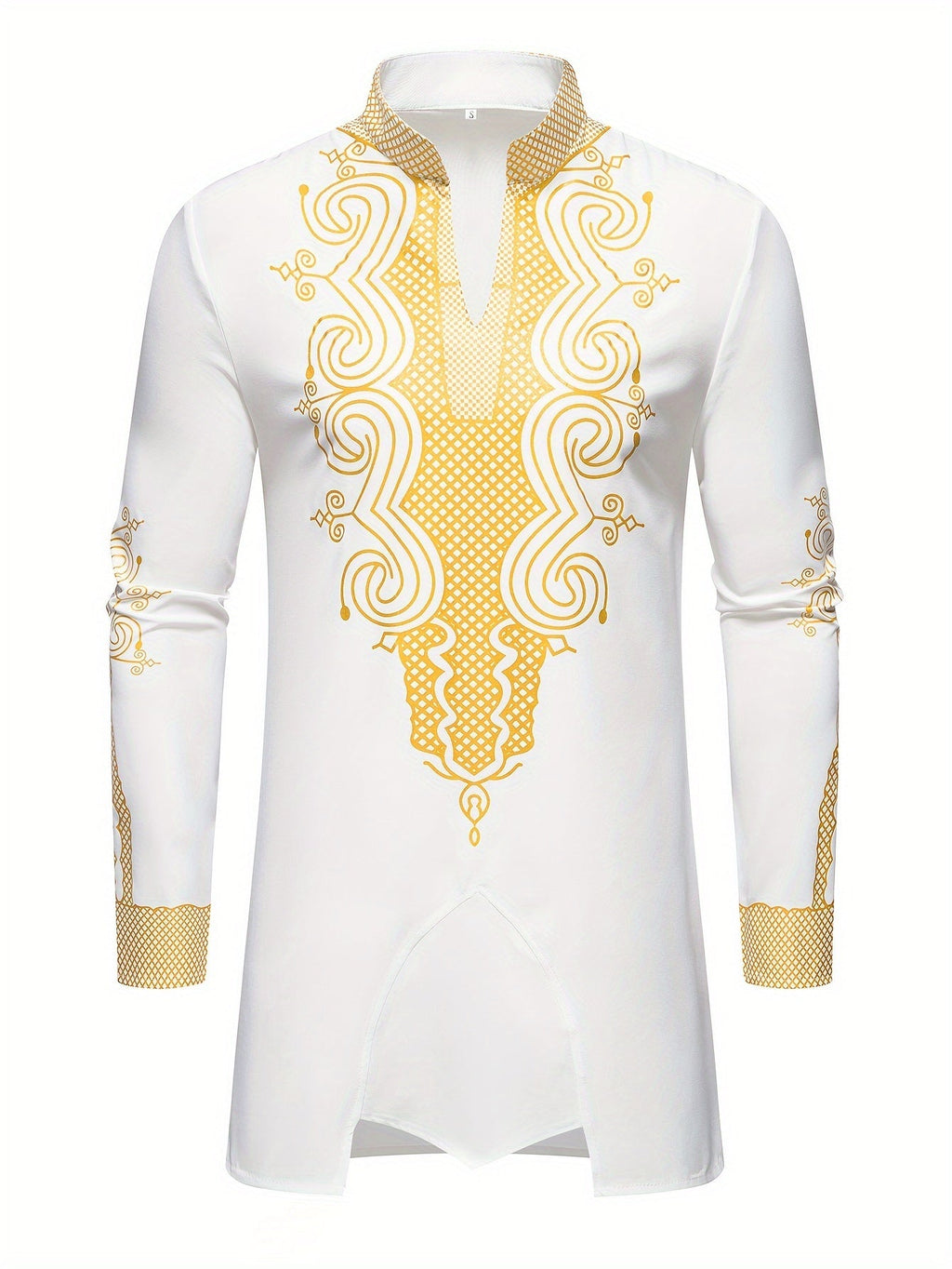 SHOWLU FASHION men's casual striped long sleeve robe set with stand collar, comfortable and stylish loungewear for men.