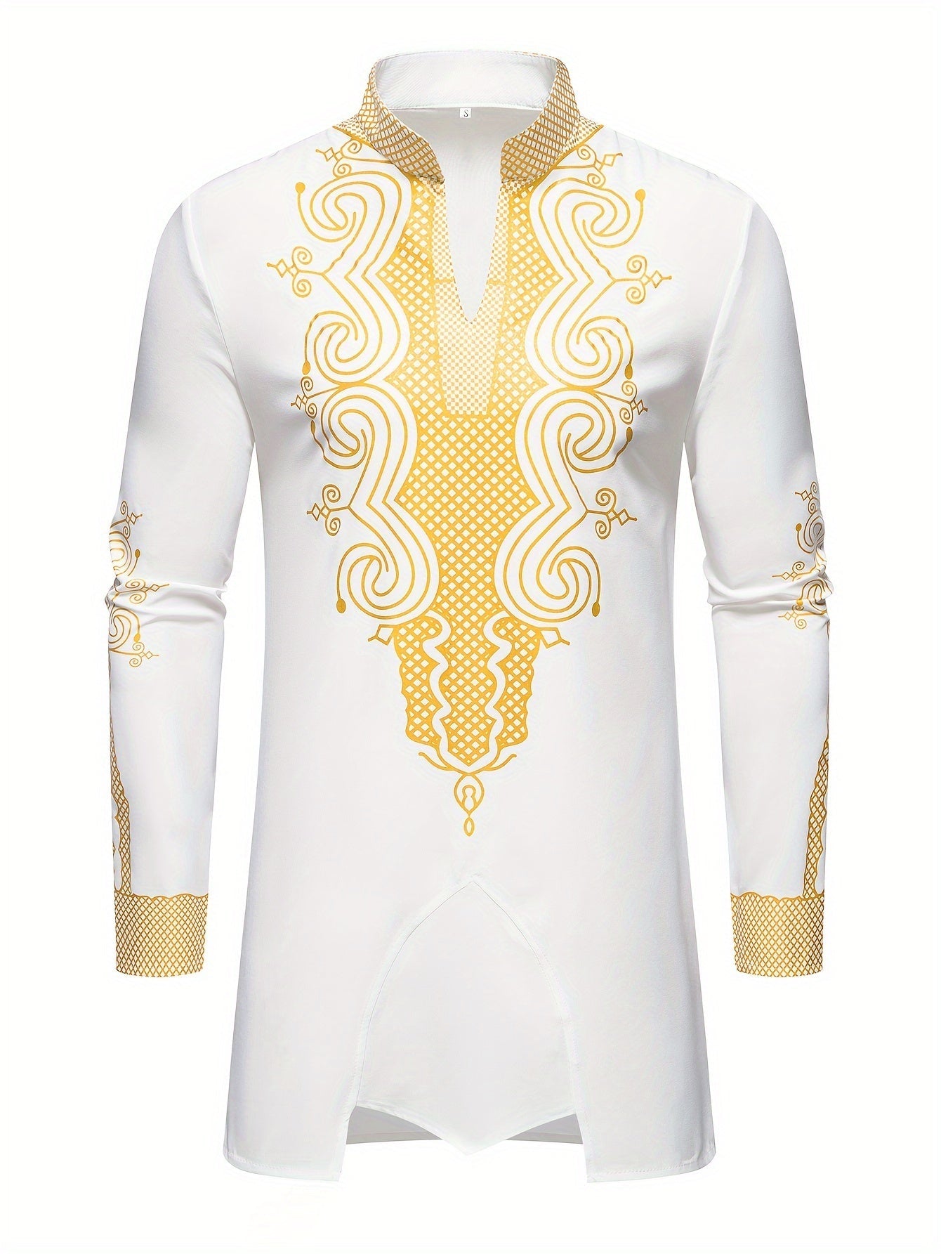 SHOWLU FASHION men's casual striped long sleeve robe set with stand collar, comfortable and stylish loungewear for men.