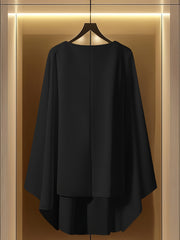 [Elegant Dress] Elegant Apricot Women's A-Line Dress | Puff Sleeve, Adjustable Waist Belt, Round Neck, Knee-Length, Machine Washable - Spring/Fall Casual to Semi-Formal Outfit
