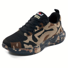Breathable Lightweight Running Shoes for Women & Men - Summer Casual Sneakers with Soft EVA Sole, Elastic Socks & Random Print Design - Perfect Gift for Fitness Enthusiasts