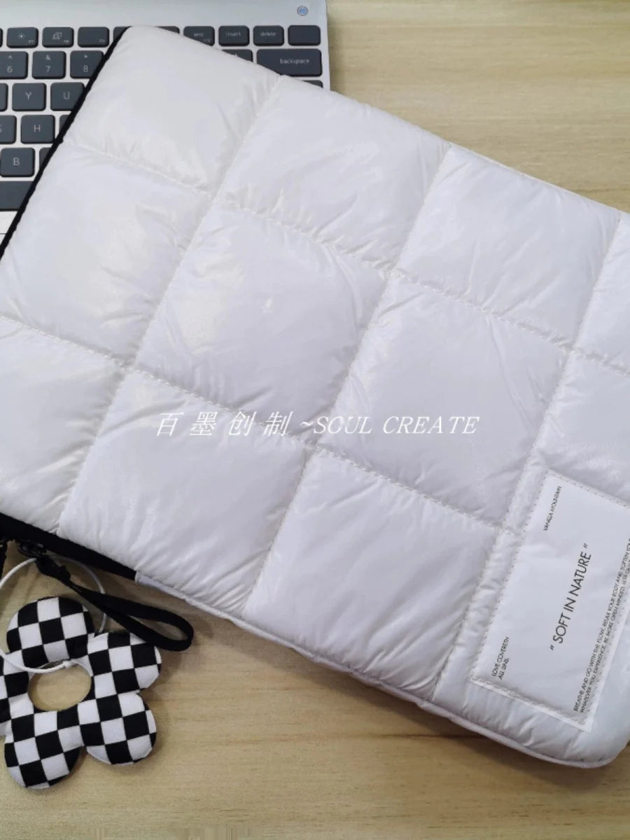 Waterproof cloud laptop sleeve bag by Showlu Fashion Store, suitable for Apple, Huawei, Xiaomi, Dell tablets and notebooks.