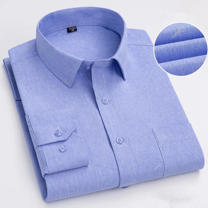 Bamboople men's long sleeve casual shirt with a fashion print, cotton fabric, button-down, standard fit for office or casual wear.