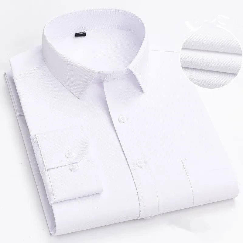 Bamboople men's long sleeve cotton casual shirt with fashion print, button-down collar, standard fit for office or casual wear