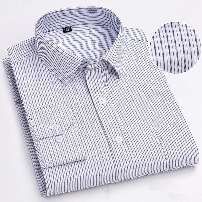 Bamboople men's long sleeve casual shirt by SHOWLU FASHION STORE with a stylish printed cotton design and button-down collar.