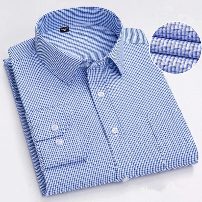 Bamboople men's long sleeve casual shirt by SHOWLU FASHION STORE, cotton button-down with fashion print, standard fit for office or casual wear.