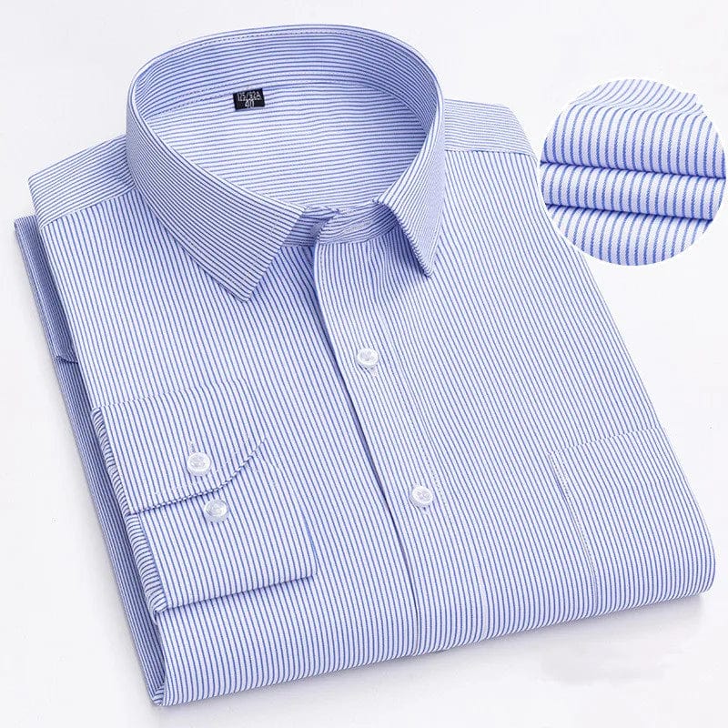 Men's long sleeve casual shirt by Bamboople, cotton fabric with printed design, standard fit, button-down style for office or casual wear.
