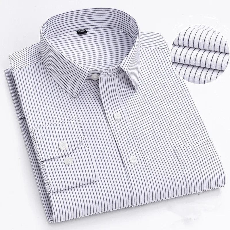 Bamboople men's long sleeve casual shirt by SHOWLU FASHION STORE, cotton button-down with stylish print, standard fit for office or casual wear.