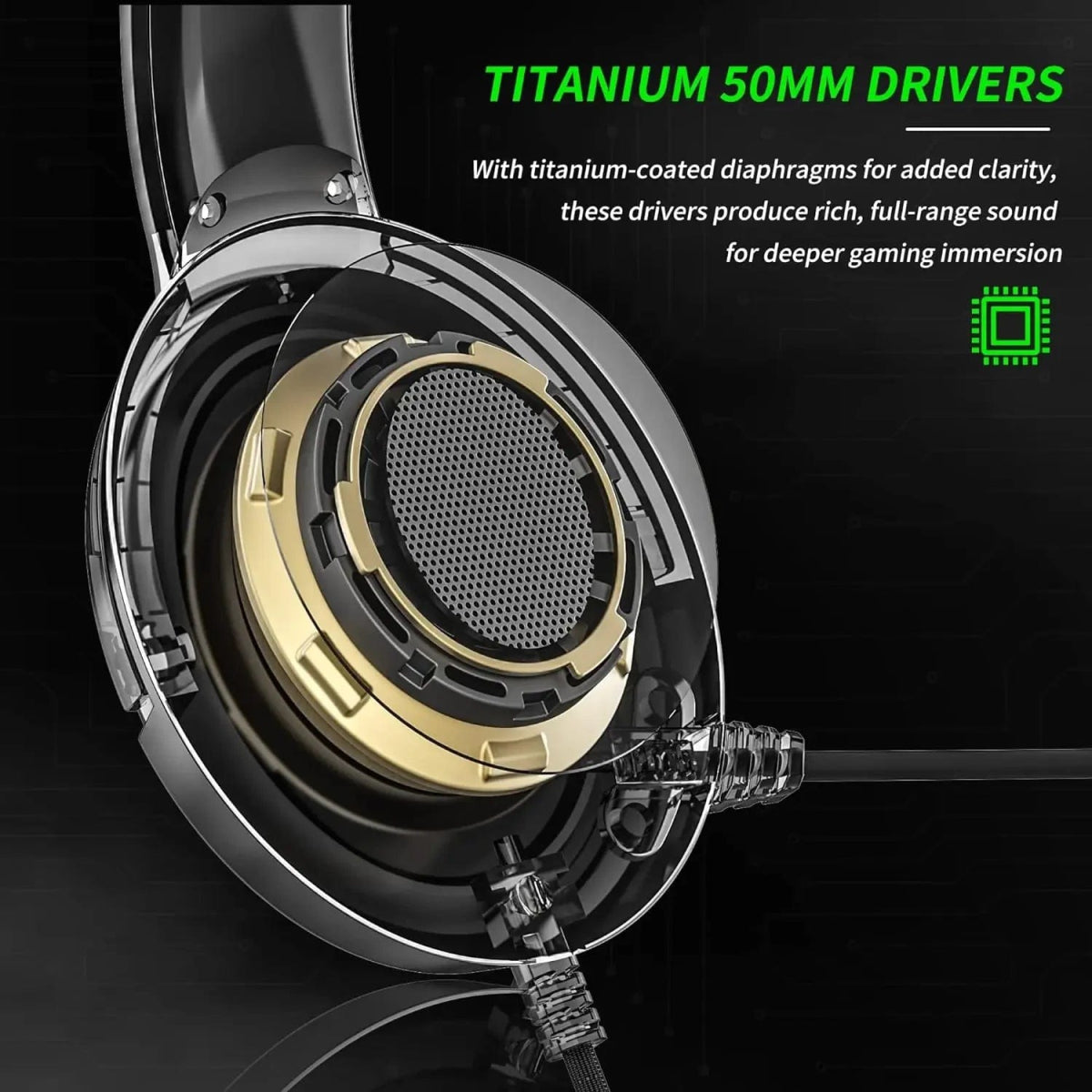 BINNUNE BG02 Gaming Headset with Mic for Xbox Series X|S Xbox One PS4 PS5 PC Switch, Wired Gamer Headphones - SHOWLU FASHION STORE