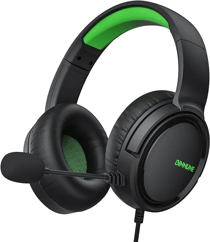 BINNUNE BG02 Gaming Headset with Mic for Xbox Series X|S Xbox One PS4 PS5 PC Switch, Wired Gamer Headphones - SHOWLU FASHION STORE