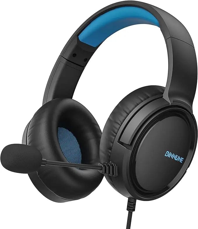 BINNUNE BG02 Gaming Headset with Mic for Xbox Series X|S Xbox One PS4 PS5 PC Switch, Wired Gamer Headphones - SHOWLU FASHION STORE