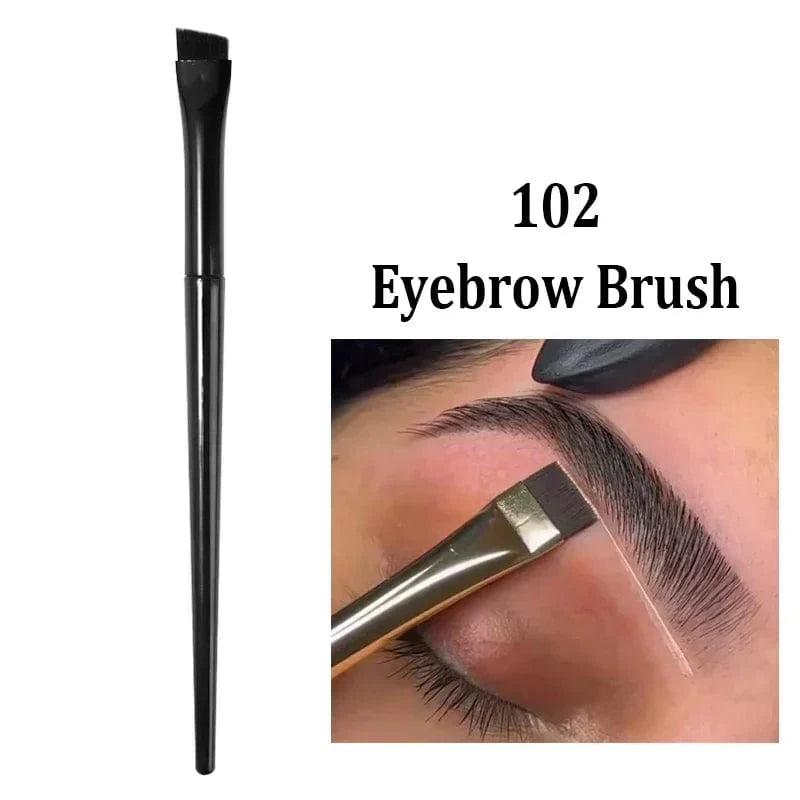 Black-brown Showlu Waterproof Peel-off Eyebrow Gel Tint for long-lasting, natural-looking brow enhancement and tattoo effect.