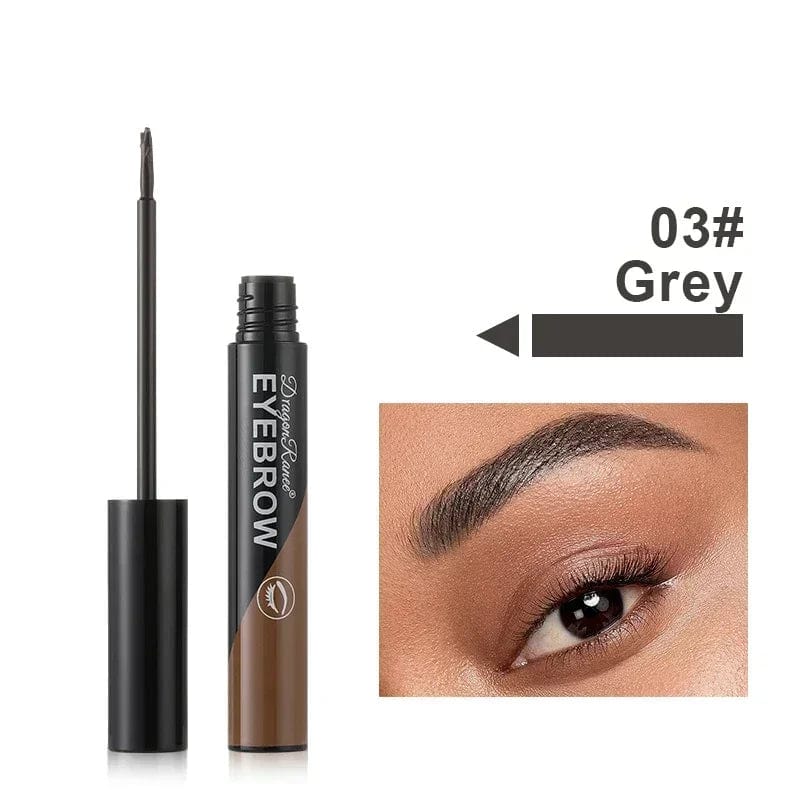 Black-brown Showlu Waterproof Peel-off Eyebrow Gel Tint for long-lasting, natural-looking brow enhancement and tear-proof wear.
