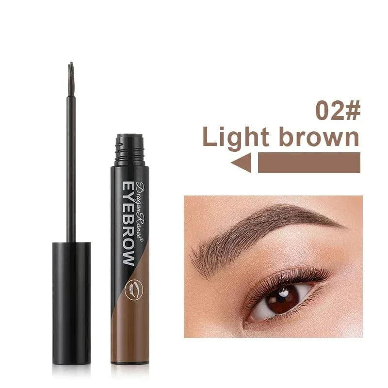 Black-brown Showlu Waterproof Peel-off Eyebrow Gel Tint for natural, long-lasting brow enhancement and easy removal.
