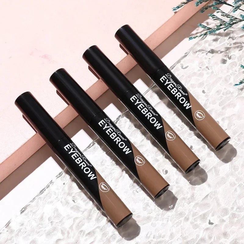 Black-brown Showlu Waterproof Peel-off Eyebrow Gel Tint for long-lasting, natural-looking brow enhancement and waterproof wear.